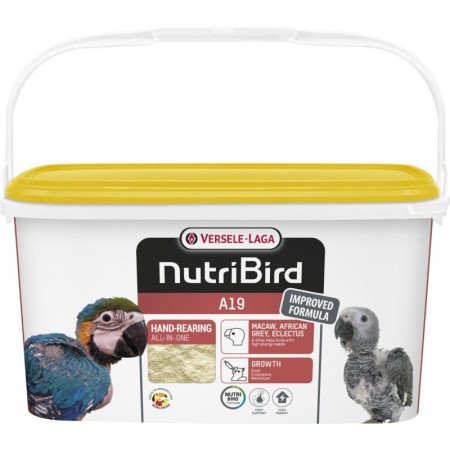 Versele-Laga NutriBird A19 молоко для птенцов крупных попугаев 3 кг (221723)